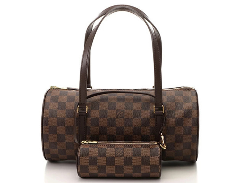 LOUIS VUITTON Papillon Handbag Damier Pouch